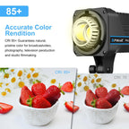 PULUZ 220V 120W Studio Video Light Dual Color Temperature Built-in Dissipate Heat System with Remote Control, 120W 2700K-6500K EU Plug, 120W 2700K-6500K UK Plug, 120W 2700K-6500K US Plug