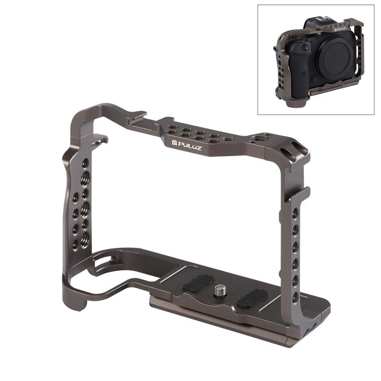 PULUZ Video Camera Cage Stabilizer for Canon EOS R5 / R5C / EOS R6 / R6 II, without Handle, For Canon EOS R5 Cage For Canon EOS R5 Cage