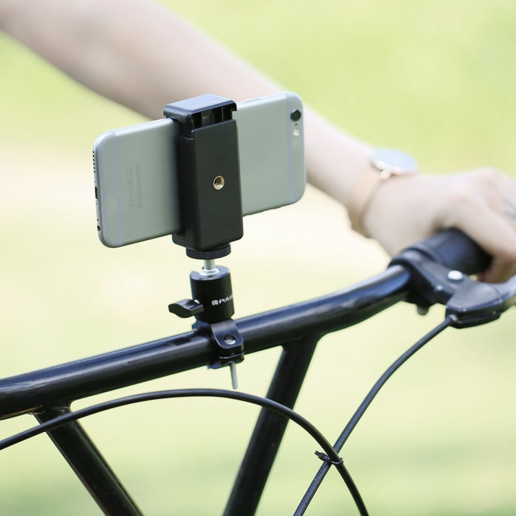 PULUZ Bike Aluminum Handlebar Tripod Ball Head Adapter Mount for GoPro HERO10 Black / HERO9 Black / HERO8 Black /7 /6 /5 /5 Session /4 Session /4 /3+ /3 /2 /1, DJI Osmo Action, Xiaoyi and Other Action Cameras, Ball Head Mount Ball Head Mount PU306