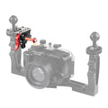PULUZ Shutter Release Trigger Extension Adapter Lever Mount for Underwater Arm System, Trigger 2(Red) Trigger 2(Red)