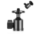 PULUZ 1/4 inch Inner Screw Metal Tripod Ball Head Adapter with Knob Lock, 1/4 inch Inner Screw 1 4 inch Inner Screw