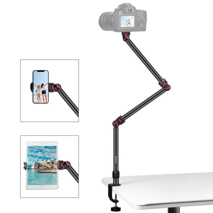 PULUZ Overhead Camera Mount C-Clamp Desk Stand Live Holder Default Title