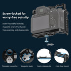 PULUZ Metal Camera Cage Stabilizer Rig for Sony A7 IV / ILCE-7M4 / A7M4 / A7M3 / A7R3 / A7R III / A7R5, For Sony A7 IV Cage