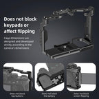 PULUZ Metal Camera Cage Stabilizer Rig for Sony A7 IV / ILCE-7M4 / A7M4 / A7M3 / A7R3 / A7R III / A7R5, For Sony A7 IV Cage