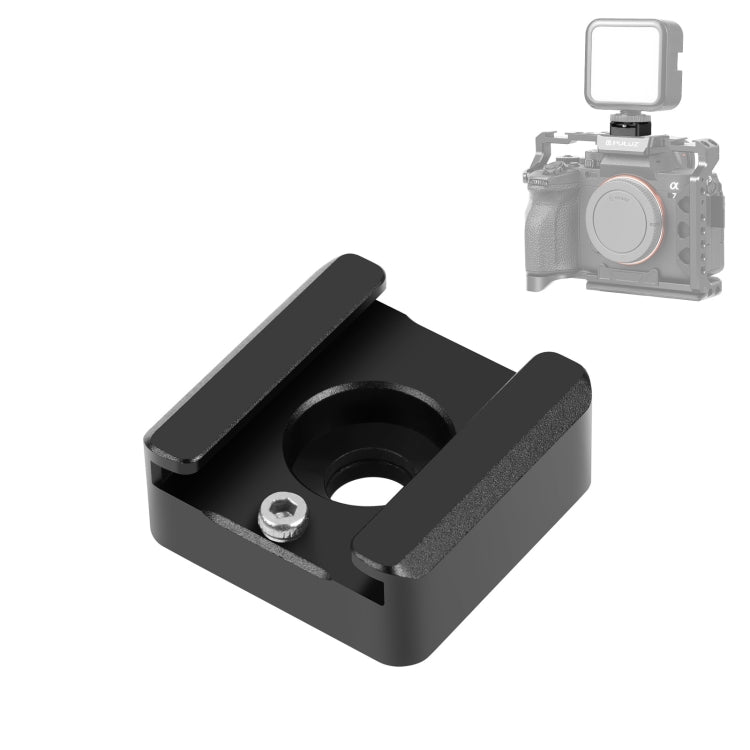 PULUZ Expand Cold Shoe Mount Adapter Microphone Flash Light Aluminum Alloy Holder Bracket, PULUZ Expand Cold Shoe PULUZ Expand Cold Shoe