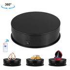 PULUZ 15cm Adjusting Speed Rotating Turntable Display Stand, Load: 3kg, 15cm Load 3kg Black, 15cm Load 3kg White 15cm Load 3kg Black Black