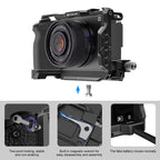 For Sony A6700 PULUZ Metal Camera Cage Stabilizer Rig, For Sony A6700