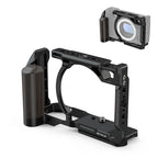 For Nikon ZR PULUZ Wood Handle Metal Camera Cage Expansion Frame, For Nikon ZR Cage For Nikon ZR Cage