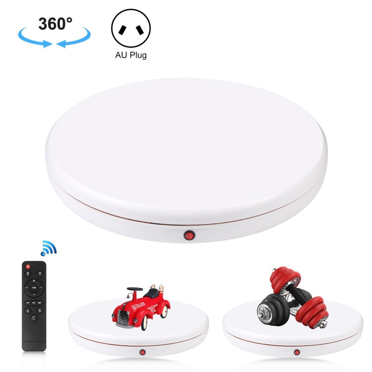 PULUZ 45cm Remote Control Adjusting Speed Rotating Turntable Display Stand, White, Load 100kg, 45cm Load 100kg White AU Plug, 45cm Load 100kg White EU Plug, 45cm Load 100kg White UK Plug, 45cm Load 100kg White US Plug 45cm Load 100kg White AU Plug AU Plug