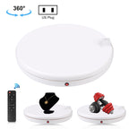 PULUZ 45cm Remote Control Adjusting Speed Rotating Turntable Display Stand with Power Socket, White, Load 100kg, 45cm Load 100kg White US Plug with Power Socket, 45cm Load 100kg White UK Plug with Power Socket                                           ... 45cm Load 100kg White US Plug with Power Socket US Plug