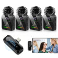 4 TX + 1 RX Wireless Lavalier Microphone, Type-C 4 TX + 1 RX – TPU Type-C 4 TX + 1 RX
