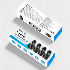 4 TX + 1 RX Wireless Lavalier Microphone, Type-C 4 TX + 1 RX – TPU