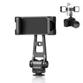 PULUZ Z-axis 360 Rotation Cold Shoes Aluminum Alloy Phone Clamp Holder Bracket, Z-axis Phone Clamp Z-axis Phone Clamp