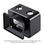 PULUZ for Sony RX0 Aluminum Alloy Protective Cage + 37mm UV Filter Lens + Lens Sunshade with Screws and Screwdrivers, Cage Black, Cage Gold, Cage Blue, Cage Red, Cage Silver