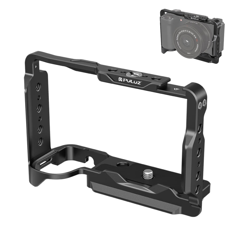 For Sony ZV-E10 II PULUZ Metal Camera Cage Stabilizer Rig, For Sony ZV-E10 II / ZV-E10M2 For Sony ZV-E10 II ZV-E10M2