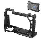 For Sony A6500 / A6400 / A6300 / A6000 PULUZ Metal Camera Cage Expansion Mount Stabilizer Rig, For Sony A6500 / A6400 / A6300 / A6000 For Sony A6500 A6400 A6300 A6000