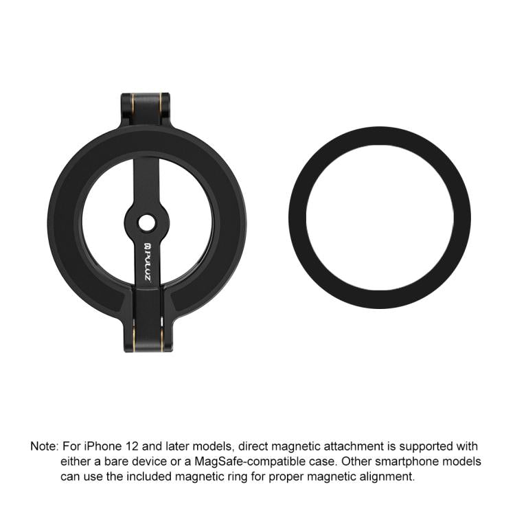 MagSafe Dual-Head Magnetic Folding Phone Holder Bracket, Dual-Head Magnetic Bracket – Magnetic, Aluminum Alloy