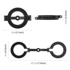 MagSafe Dual-Head Magnetic Folding Phone Holder Bracket, Dual-Head Magnetic Bracket – Magnetic, Aluminum Alloy