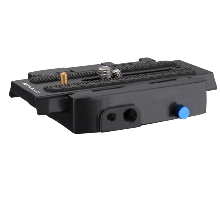 PULUZ Quick Release Clamp Adapter + Quick Release Plate for DSLR & SLR Cameras, QR Plate Black