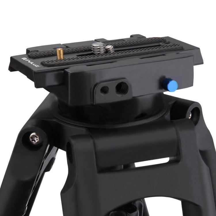 PULUZ Quick Release Clamp Adapter + Quick Release Plate for DSLR & SLR Cameras, QR Plate Black