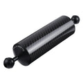 PULUZ 10.82 inch 27.5cm Length 60mm Diameter Dual Balls Carbon Fiber Floating Arm, Ball Diameter: 25mm, Buoyancy: 350g, 10 inch 350g Buoyancy 10 inch 350g Buoyancy