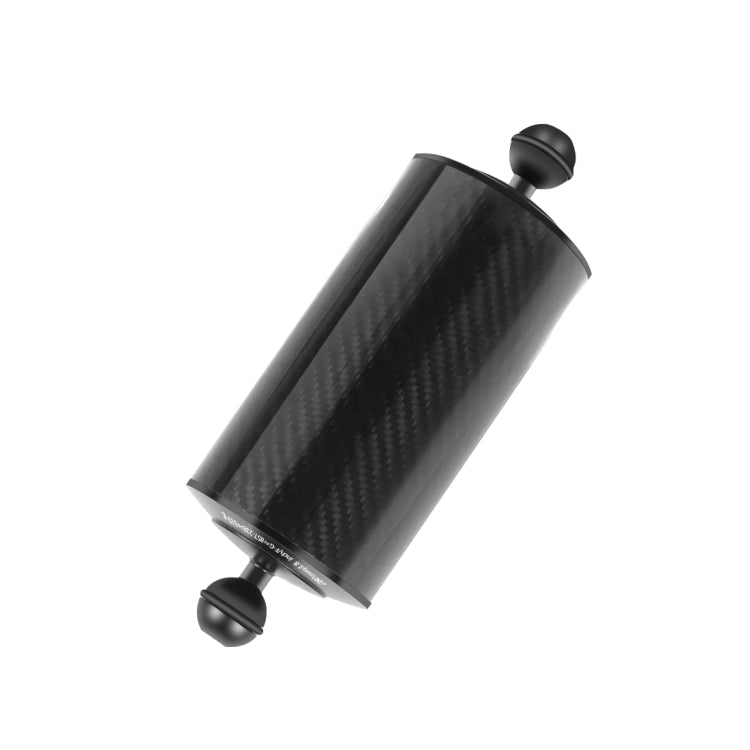 PULUZ 8 inch 20.3cm Length 80mm Diameter Dual Balls Carbon Fiber Floating Arm, Ball Diameter: 25mm, Buoyancy: 600g, 8 inch 600g Buoyancy 8 inch 600g Buoyancy