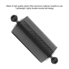 PULUZ 8 inch 20.3cm Length 80mm Diameter Dual Balls Carbon Fiber Floating Arm, Ball Diameter: 25mm, Buoyancy: 600g, 8 inch 600g Buoyancy