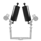 10.0 inch 25.4cm Length 80mm Diameter Dual Balls Carbon Fiber Floating Arm, Ball Diameter: 25mm, Buoyancy: 800g, 10 inch 800g Buoyancy – Durable Build, Easy to Use