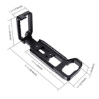 PULUZ 1/4 inch Vertical Shoot Quick Release L Plate Bracket Base Holder for Sony A9 (ILCE-9) / A7 III/ A7R III, For Sony A9 (Red)