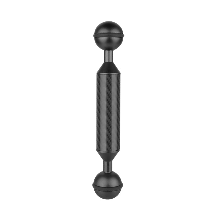 PULUZ 5 inch 13cm Length 20.8mm Diameter Dual Balls Carbon Fiber Floating Arm, Ball Diameter: 25mm, 5 inch Red, 5 inch Black, 5 inch Blue