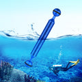 PULUZ 7 inch 18cm Length 20.8mm Diameter Dual Balls Carbon Fiber Floating Arm, Ball Diameter: 25mm, 7 inch Blue 7 inch Blue Blue