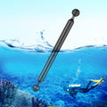 PULUZ 11 inch 28cm Length 20.8mm Diameter Dual Balls Carbon Fiber Floating Arm, Ball Diameter: 25mm, 11 inch Black 11 inch Black Black
