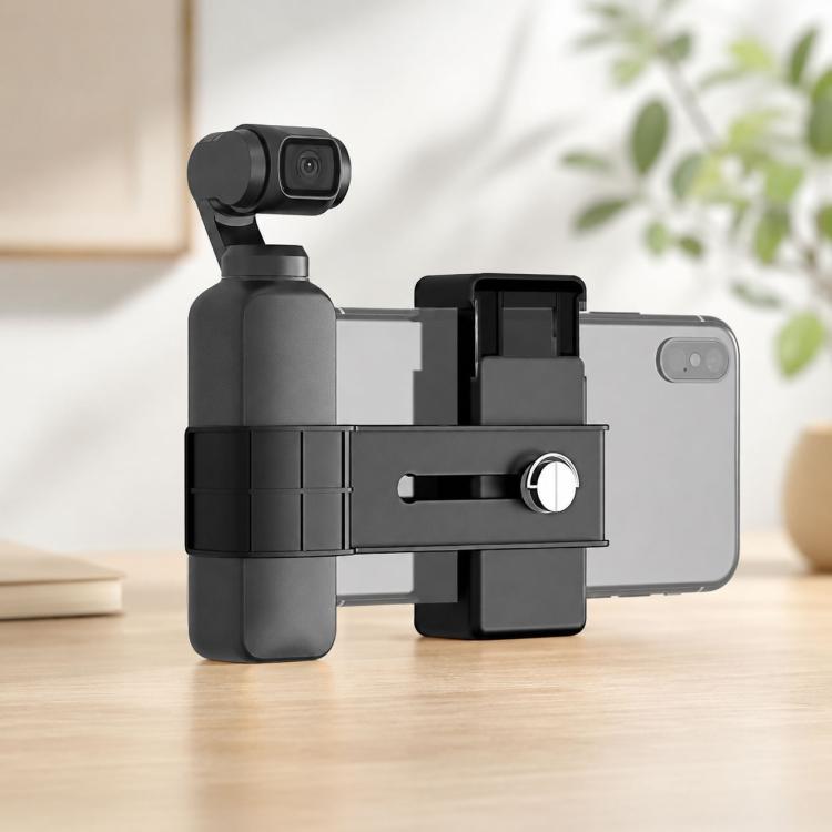 Smartphone Fixing Clamp 1/4 inch Holder Mount Bracket for DJI OSMO Pocket / Pocket 2, Clamp – Durable Build, Easy to Use