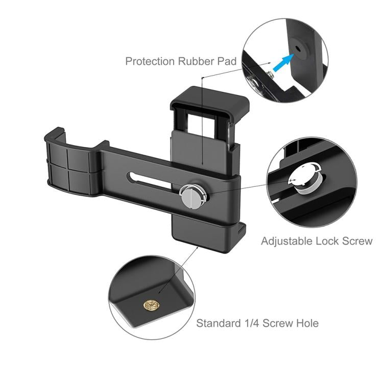 Smartphone Fixing Clamp 1/4 inch Holder Mount Bracket for DJI OSMO Pocket / Pocket 2, Clamp – Durable Build, Easy to Use