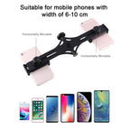Live Broadcast Dual Phone Brackets Horizontal Holder for iPhone, Galaxy, Huawei, Xiaomi, Sony and Other Smart Phones, Dual Phone Bracket – Durable Build, Easy to Use