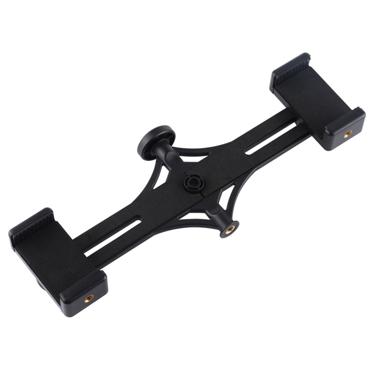 Live Broadcast Dual Phone Brackets Horizontal Holder for iPhone, Galaxy, Huawei, Xiaomi, Sony and Other Smart Phones, Dual Phone Bracket – Durable Build, Easy to Use Dual Phone Bracket Black