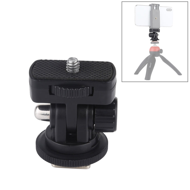 PULUZ 1/4 inch Screw Thread Cold Shoe Tripod Mount Adapter, Mount Adapter Mount Adapter