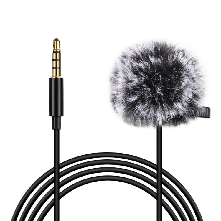 PULUZ 1.5m 3.5mm Jack Lavalier Wired Condenser Recording Microphone, 1.5m 3.5mm Jack 1.5m 3.5mm Jack