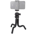 PULUZ Mini Octopus Flexible Tripod Holder with Ball Head for SLR Cameras, GoPro, Cellphone, Size: 25cmx4.5cm, 25cm Tripod 25cm Tripod PU435