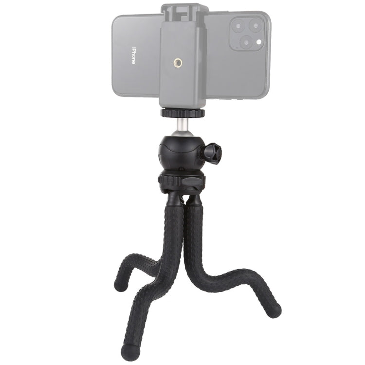 PULUZ Mini Octopus Flexible Tripod Holder with Ball Head for SLR Cameras, GoPro, Cellphone, Size: 25cmx4.5cm, 25cm Tripod 25cm Tripod PU435