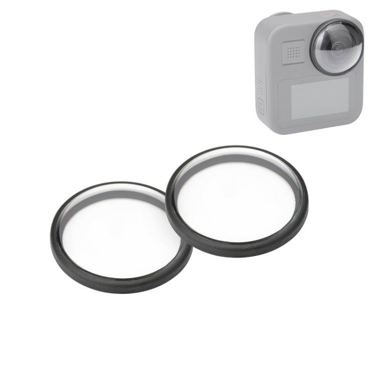 2 PCS PULUZ Acrylic Protective Lens Cover for GoPro Max, Lens Cover Lens Cover