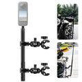 PULUZ Motorcycle Double Dual-heads Crabs Clamps Handlebar Fixed Mount 150cm Selfie Stick, Double Dual-heads Crabs Double Dual-heads Crabs