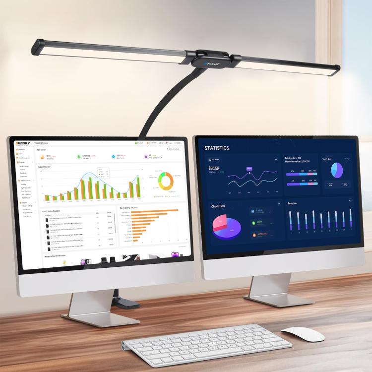 Gooseneck Tube LED Fill Light Double Head Clip Desk Lamp – Durable Build, Easy to Use