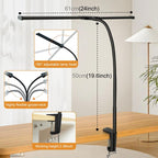 Gooseneck Tube LED Fill Light Double Head Clip Desk Lamp – Durable Build, Easy to Use