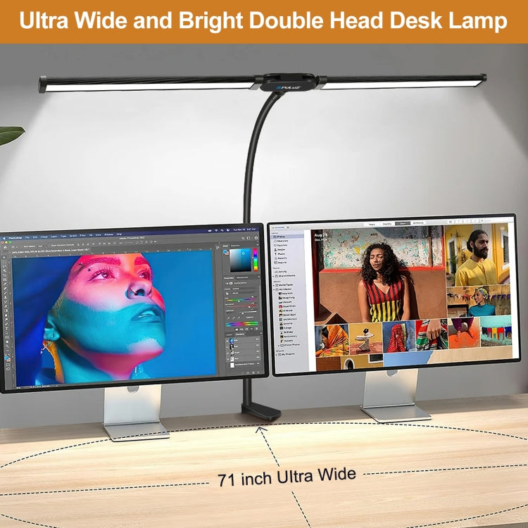 Gooseneck Tube LED Fill Light Double Head Clip Desk Lamp – Durable Build, Easy to Use