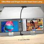 Gooseneck Tube LED Fill Light Double Head Clip Desk Lamp – Durable Build, Easy to Use