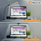Gooseneck Tube LED Fill Light Double Head Clip Desk Lamp – Durable Build, Easy to Use