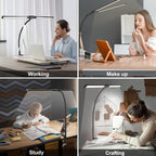Gooseneck Tube LED Fill Light Double Head Clip Desk Lamp – Durable Build, Easy to Use