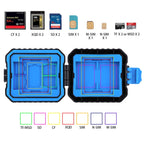 11 in 1 Memory Card Case for 3SIM + 2XQD + 2CF + 2TF + 2SD Card, 11 in 1 – Durable Build, Easy to Use