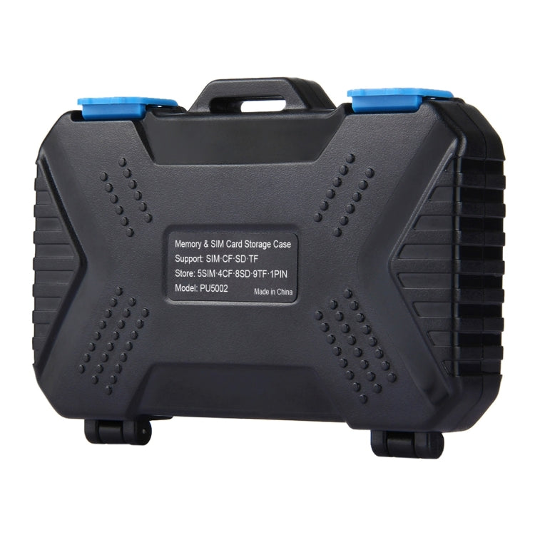 27 in 1 Memory Card Case for 4CF + 8SD + 9TF + 1Card PIN + 1Standard SIM + 2Micro-SIM + 2Nano-SIM, 27 in 1 – Durable Build, Easy to Use